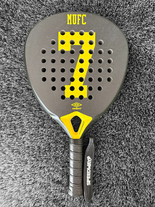 ⚫🔴 BLACK AND YELLOW – MUFC-Inspired Padel Racket