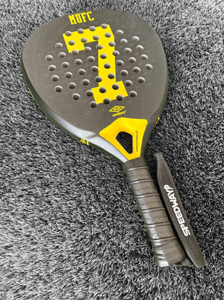⚫🔴 BLACK AND YELLOW – MUFC-Inspired Padel Racket