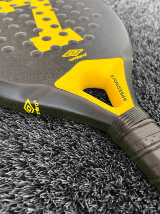 ⚫🔴 BLACK AND YELLOW – MUFC-Inspired Padel Racket