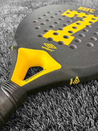 ⚫🔴 BLACK AND YELLOW – MUFC-Inspired Padel Racket