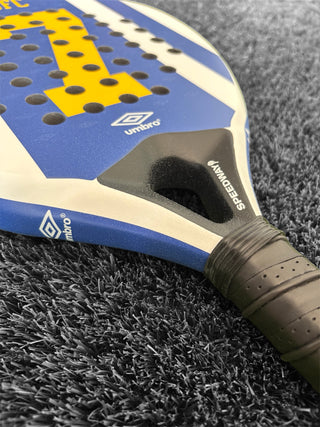 🔵⚪ THE AWAY DAY – MUFC-Inspired Padel Racket