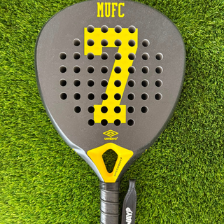 ⚫🔴 BLACK AND YELLOW – MUFC-Inspired Padel Racket
