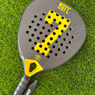 ⚫🔴 BLACK AND YELLOW – MUFC-Inspired Padel Racket
