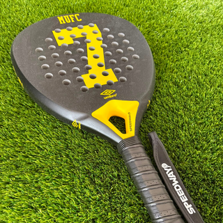 ⚫🔴 BLACK AND YELLOW – MUFC-Inspired Padel Racket