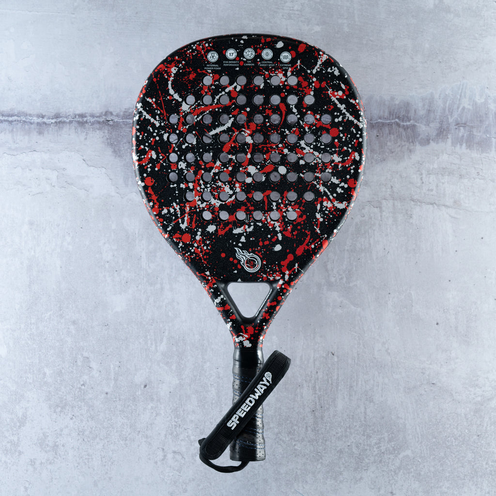 Splash Attack Pro 1 – Black / White / Red – Speedway Padel
